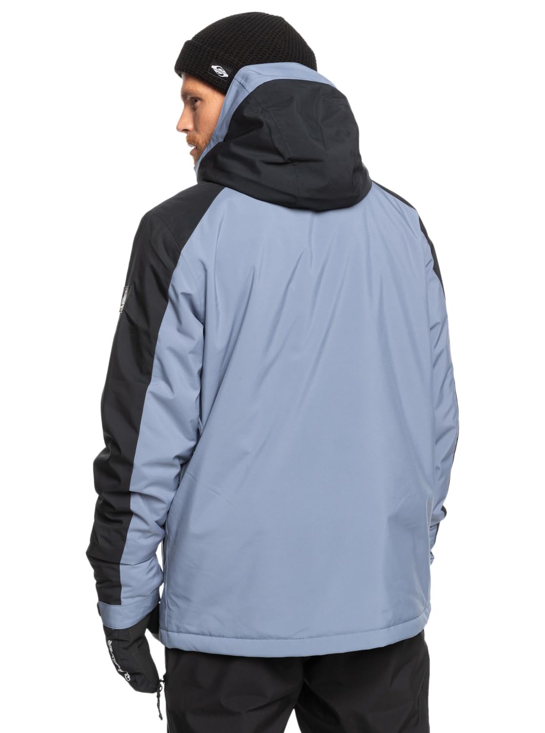 Quiksilver Mission Block JK Chaqueta, Flint Stone, Estándar para Hombre