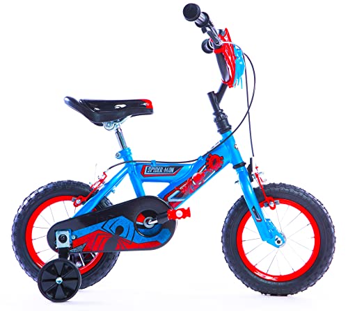 Huffy Marvel Spiderman-Bicicleta de 12 Pulgadas Spider Man, Niños, Azul, 30,5 cm