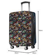 HAUPTSTADTKOFFER Mitte - Equipaje de Mano 55x40x23, TSA, 4 Ruedas, Maleta de Viaje, Rígida, con Ruedas, de Mano, de Cabina, Espacio Negro