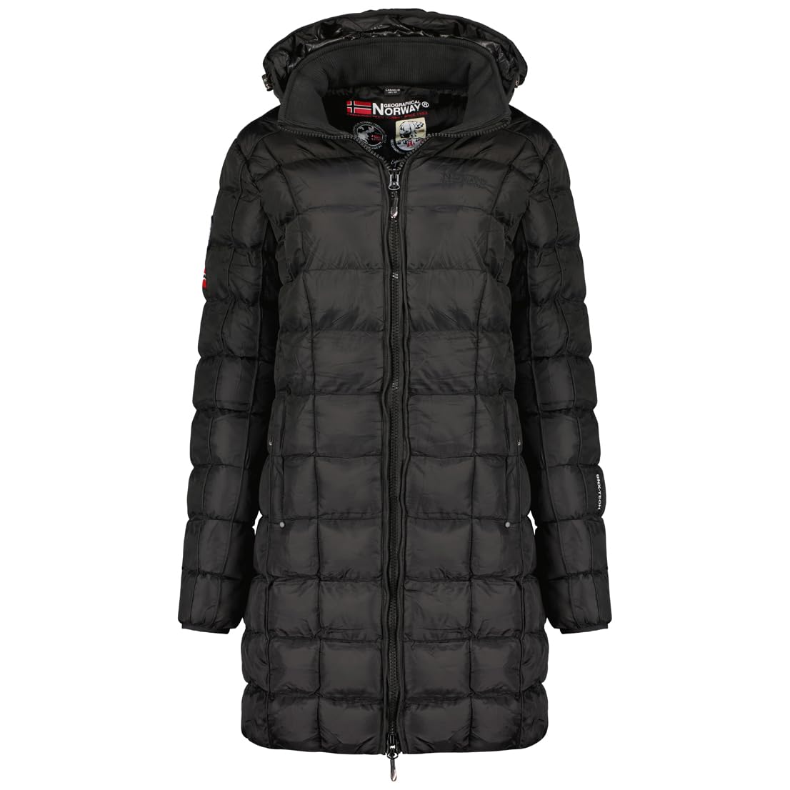 Geographical Norway Babette Lady Long Parka de Mujer, Noir, L
