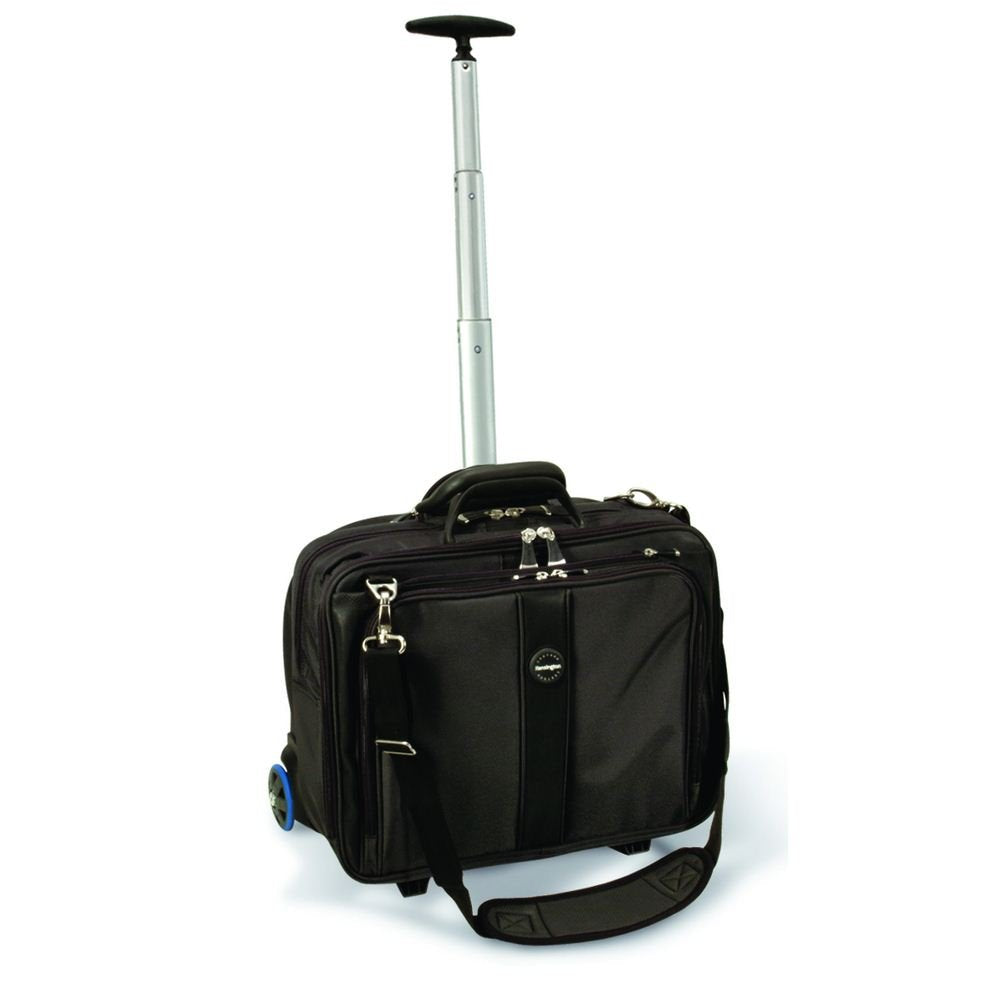 KENSINGTON 62348 - Maletín Contour Roller 17", Negro, 49 cm