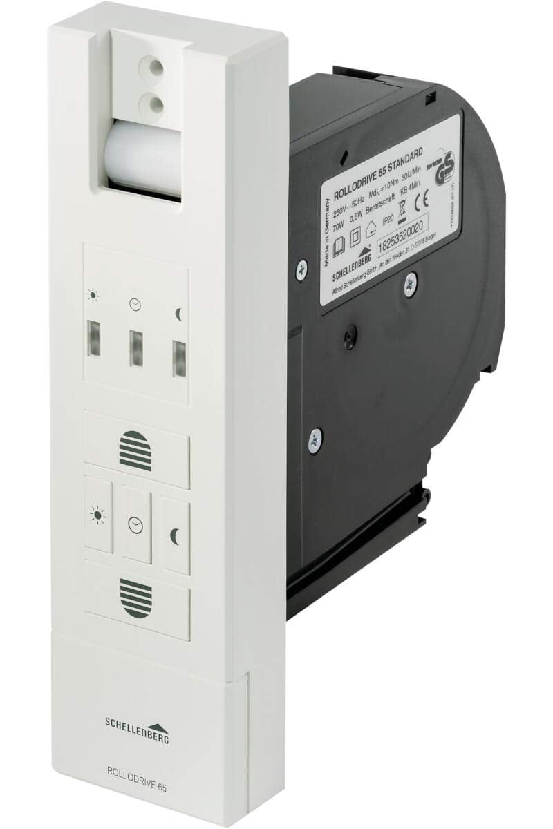 Schellenberg 22726 Rollodrive 65 Standard, Motor eléctrico para Cintas de persianas con Temporizador automático