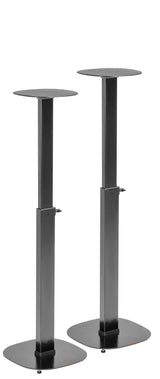 My Wall HS 23L Pedestal para Altavoz Extensible, Soporte de Suelo, Altura Ajustable Negro 2 Piezas.