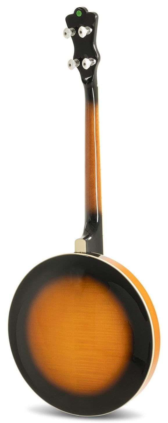 Gewa 505031 Banjo 4 Cuerdas, Parche Original Remo, con Estuche