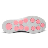 Skechers, GO Walk 7 MIA Mujer, White Textile/Neon Pink Trim, 37 EU