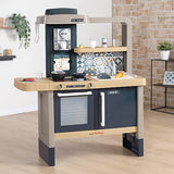 Smoby- Cocina Infantil Evolutiva con Sonidos, Encimera Elevable hasta 8cm Extra, 31 Accesorios, 4 Electrodomésticos, Juguete Niños Niñas A Partir de 3 años (7600312308)