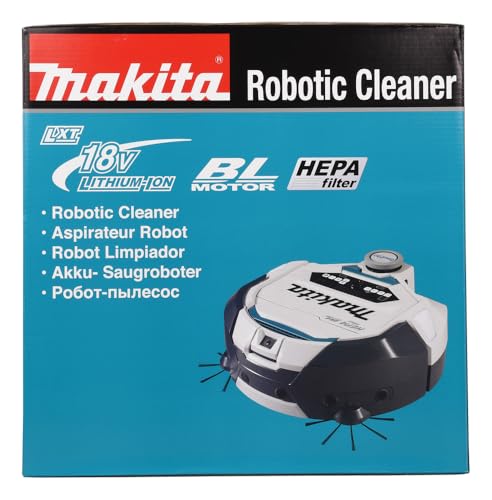 Makita DRC300Z - Limpiador robótico sin escobillas LXT de Iones de Litio de 18 V - Baterías y Cargador no incluidos