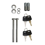 Armero HDW-5C de HomeDesign, Cerradura de cilindro, Fabricado en de chapa de acero, 2 llaves Compartimento que se puede cerrar por separado, Espacio para 5 armas largas, Soporte para arma