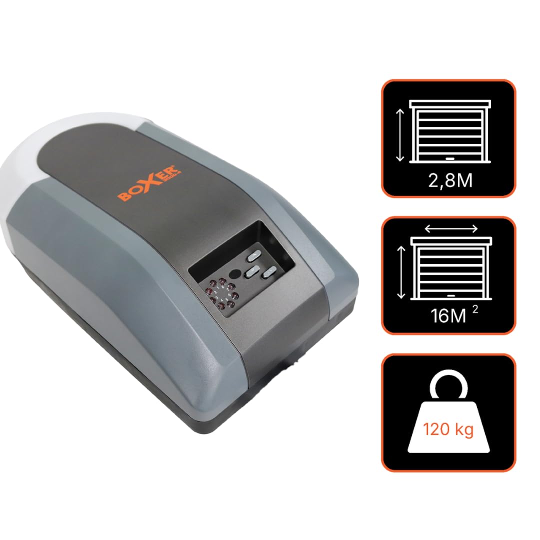 Boxer Abrepuertas de Garaje, Acero, L