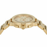 Michael Kors Reloj Gramercy para Mujer, Movimiento cronógrafo de Cuarzo con Correa de Acero Inoxidable, 40 mm, Tono Oro