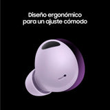 Samsung Galaxy Buds2 Pro y Adaptador de viaje 25W-Auriculares Bluetooth, True Wireless, Cancelación de Ruido, Estuche de Carga, Sonido de Calidad, Resistentes al Agua, Bora Púrpura (Versión española)