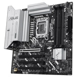 ASUS Prime Z890M-PLUS WiFi - Placa Base mATX, 10+1+2+1 (80 A) etapas de Potencia, PCIe 5.0 Compatible con GPU de última generación, Puerto USB Tipo-C a 20 Gbps, 3 Ranuras M.2, Wi-Fi 7, Q-Antenna