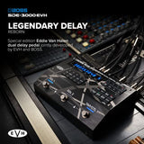 Pedal de delay digital doble edición especial Eddie Van Halen BOSS SDE-3000EVH | 8 auténticos presets de EVH | 2 pedales de delay SDE-3000 integrados