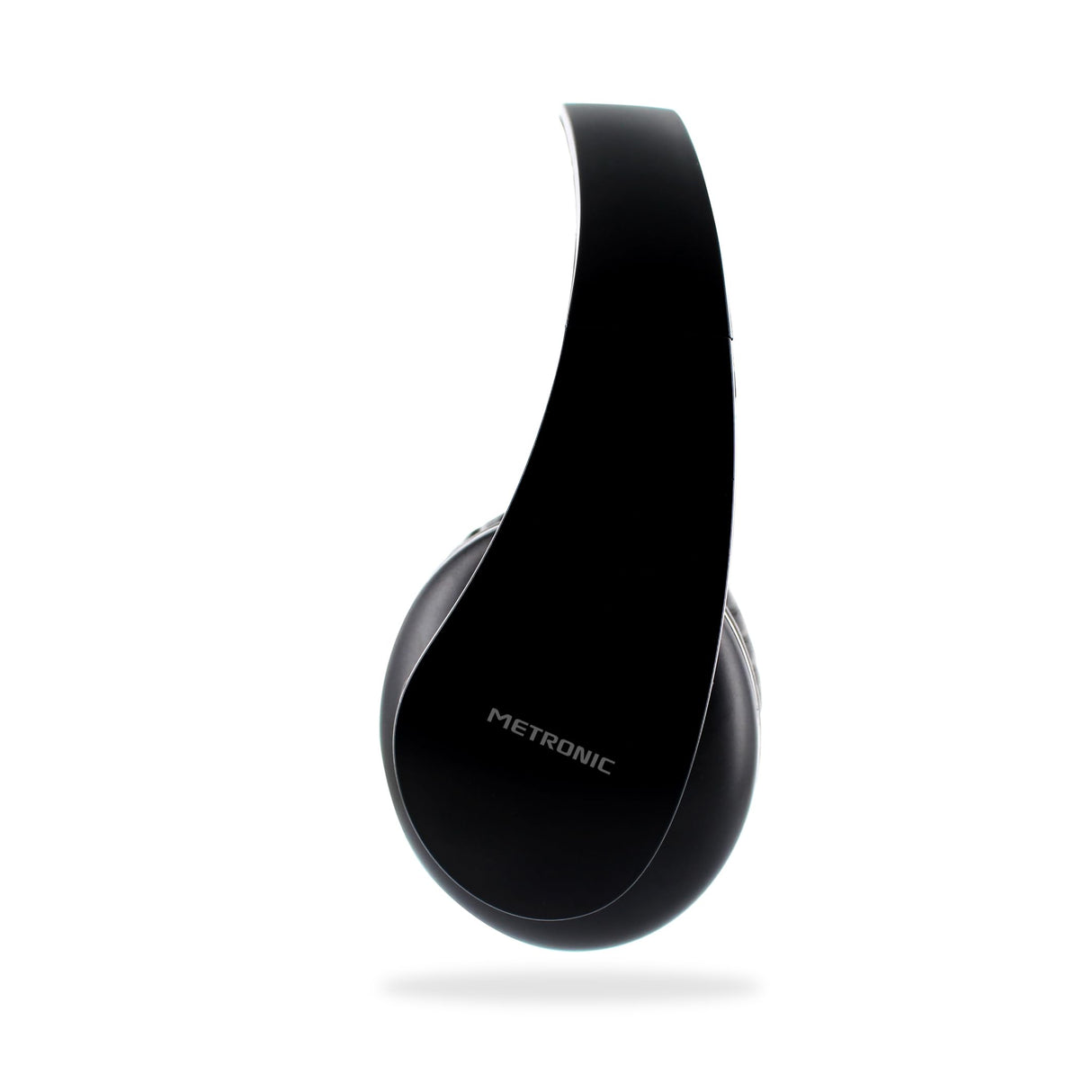 Metronic 480200 - Auriculares inalámbricos ópticos, estéreo, transmisor para TV/PC/Teléfono/Tablet, AUX 3.5mm, Volumen Integrado, Diadema Plegable, autonomía hasta 10 Horas
