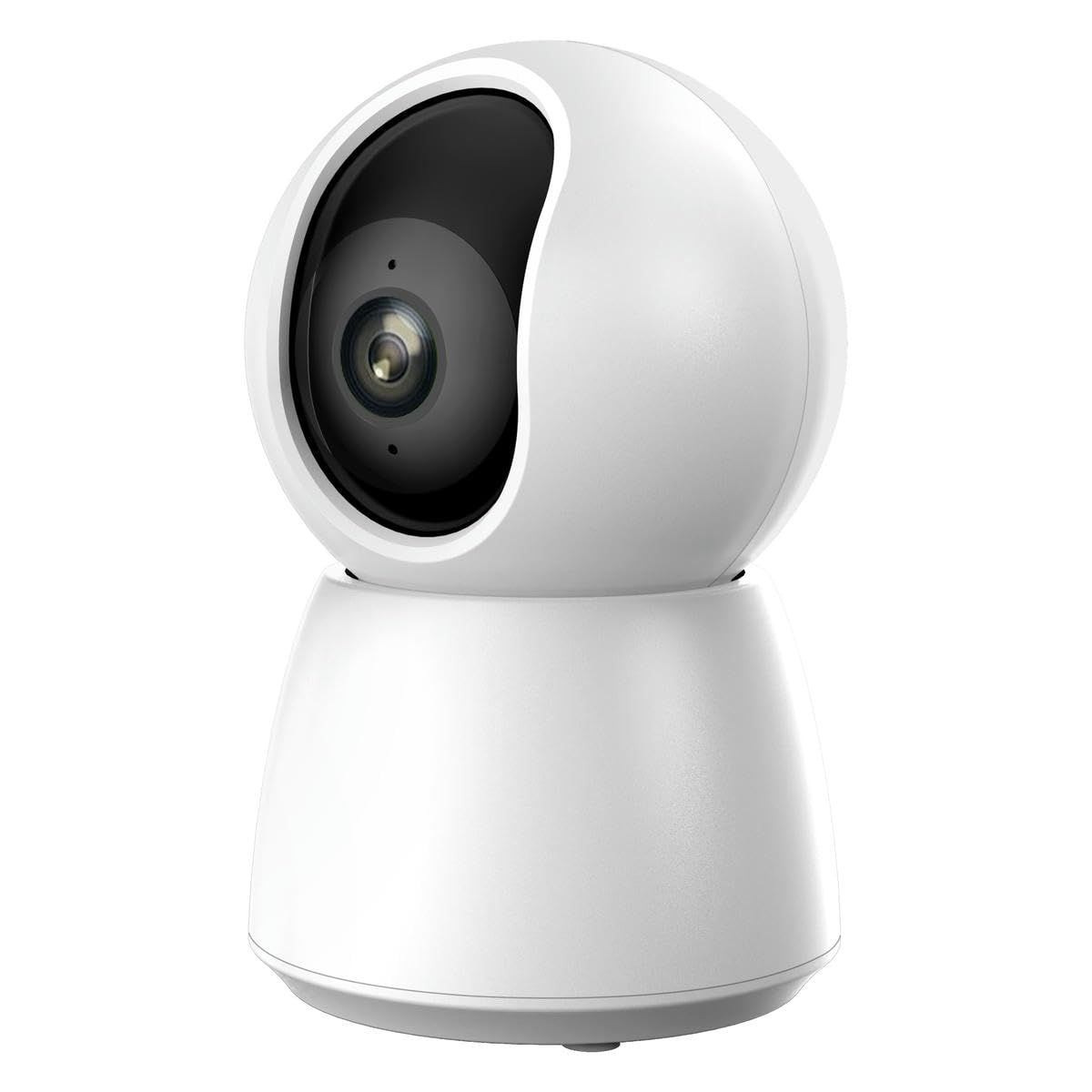 Brightium Cámara Smart WiFi Interior HD 360º con visión panorámica, Audio bidireccional y grabación. Ideal para vigilancia y Seguridad del hogar.