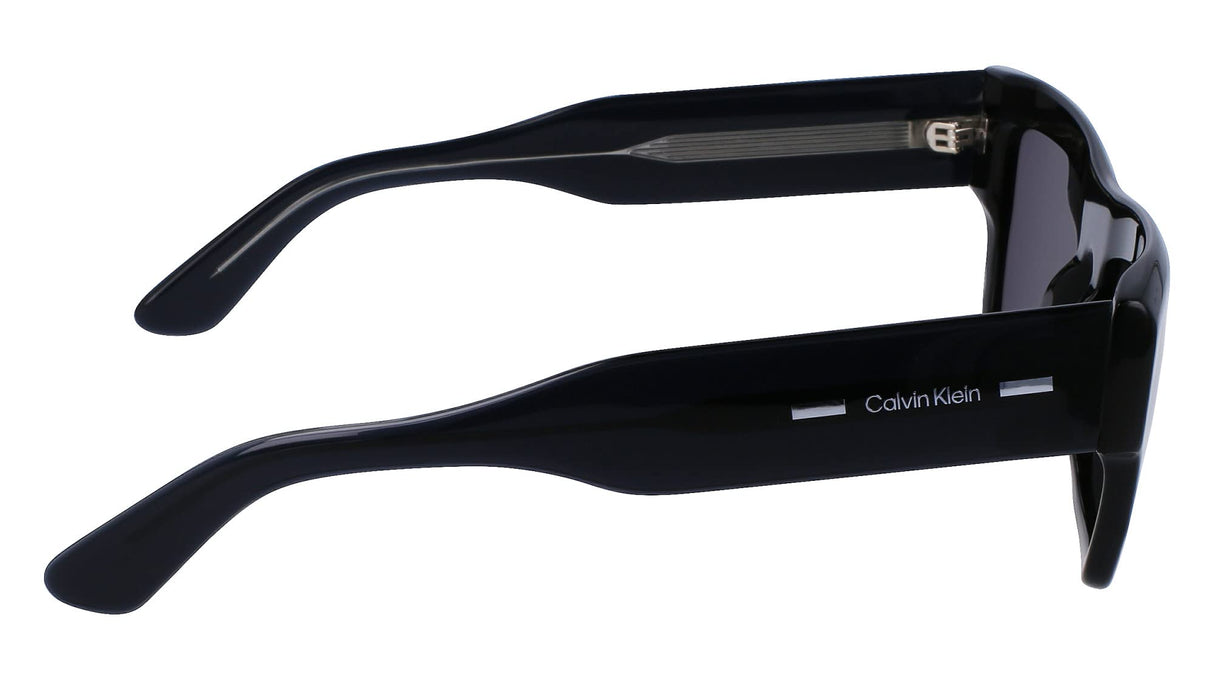 Calvin Klein Unisex Adult Sunglasses CK23504S - Black with Solid Grey Lens