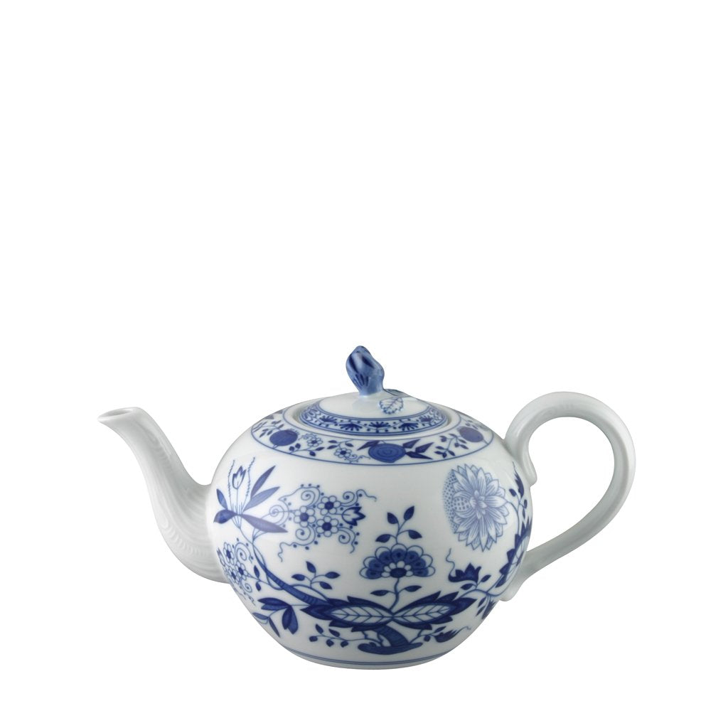 Hutschenreuther Blau Zwiebelmuster Teekanne 12 P. 14240