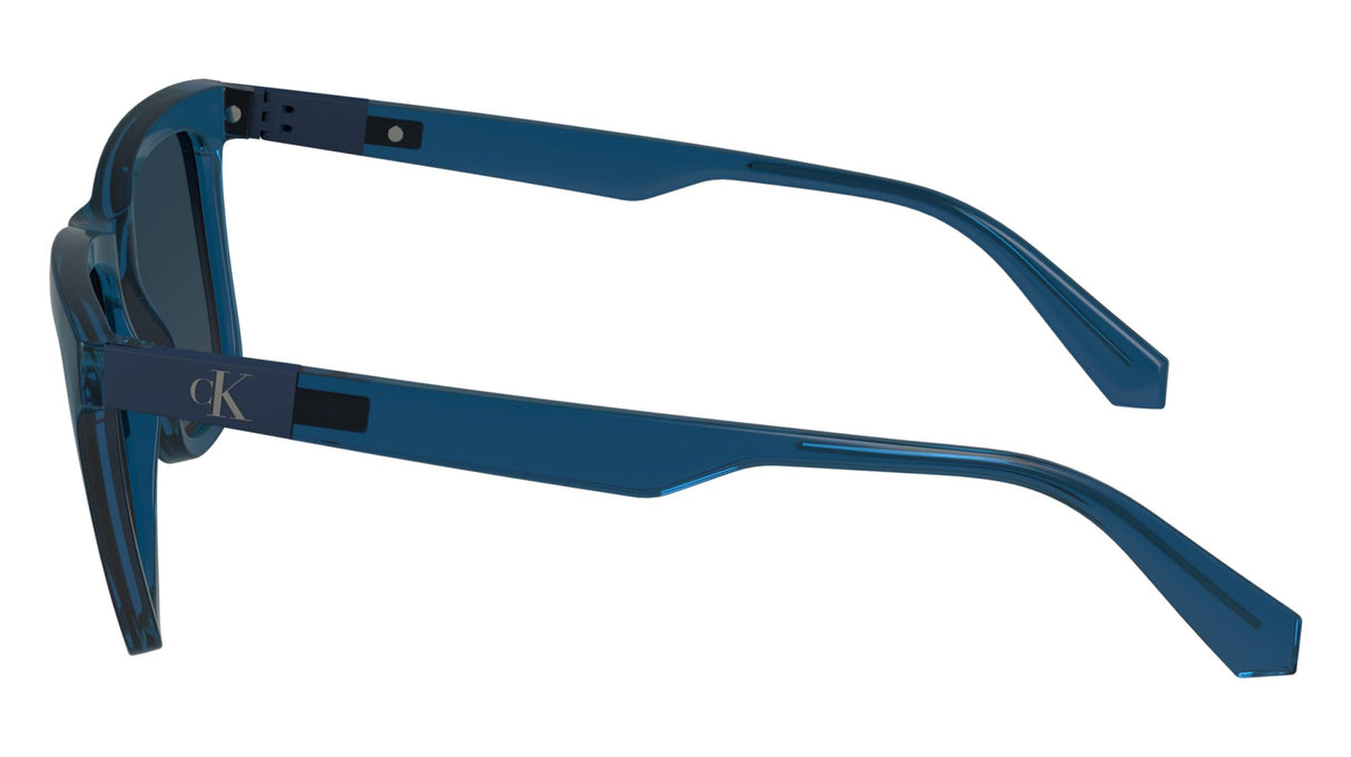 Calvin Klein Jeans Unisex Adult Sunglasses CKJ24601S - Blue with Solid Avio Lens