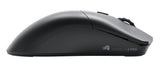 Glorious Gaming Model O 2 PRO Ratón gaming inalámbrico - 2,4 GHz 1 ms de retardo, 100M clics, 57 g ultraligero, gran batería, sensor PPP 26K, RGB, ambidiestro, 6 botones, deslizadores de PTFE - Negro