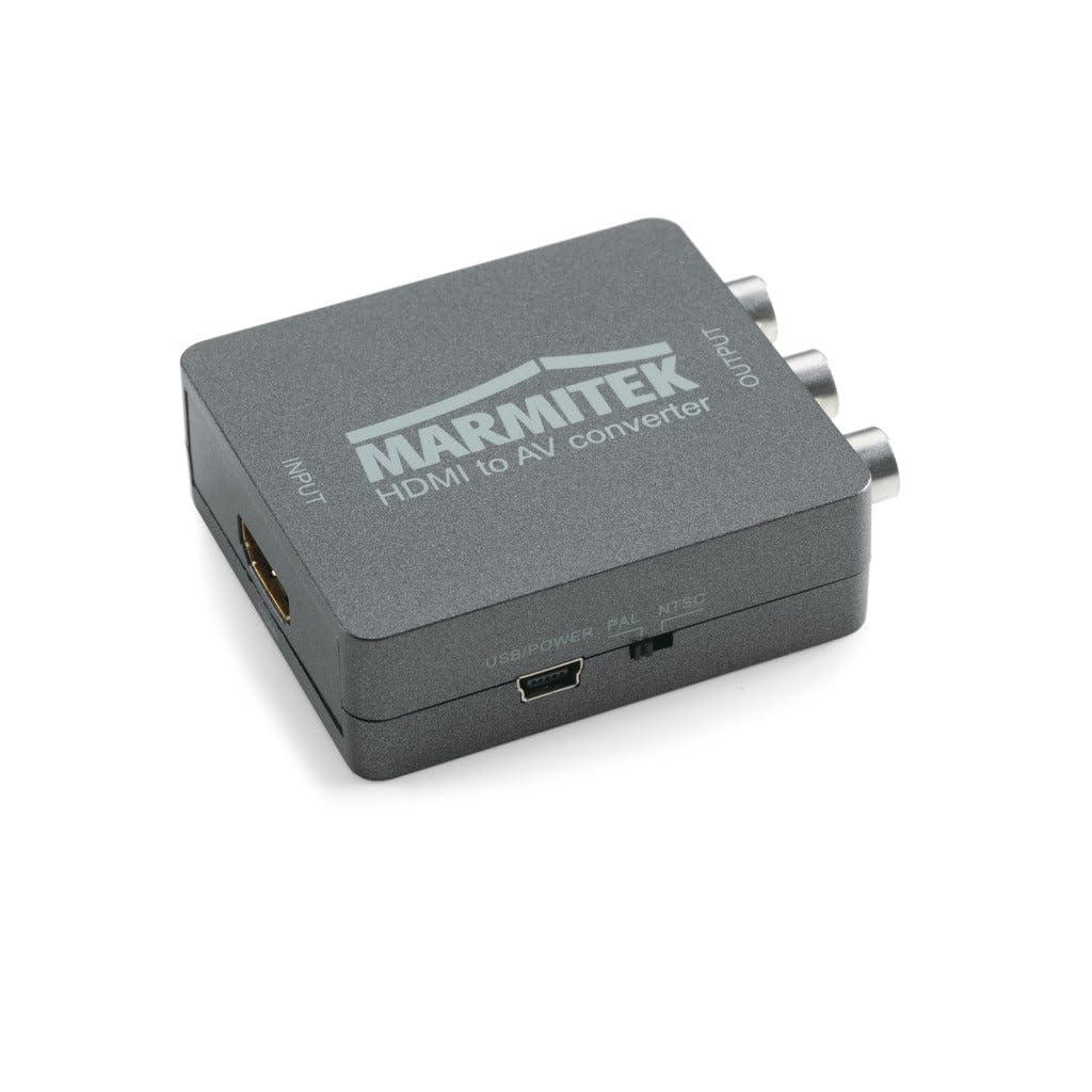 Adaptador HDMI a Euroconector - Marmitek Connect HA13 - Convertidor de video digital - RCA o SCART - Compuesto - PAL - NTSC - 1080P - Full HD - No se requiere software