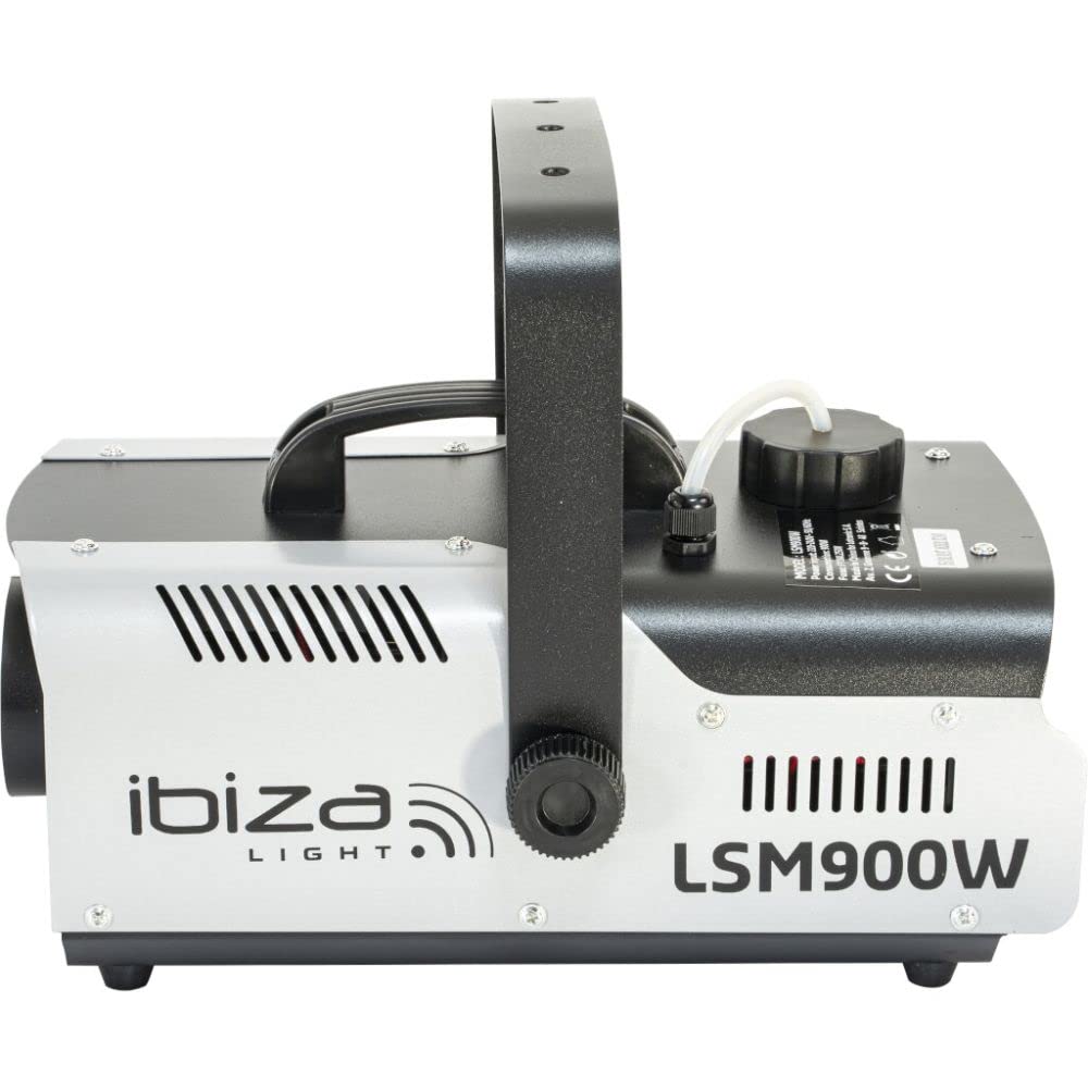 Ibiza - LSM900W - Máquina de humo de 900W con control remoto - Negro y gris