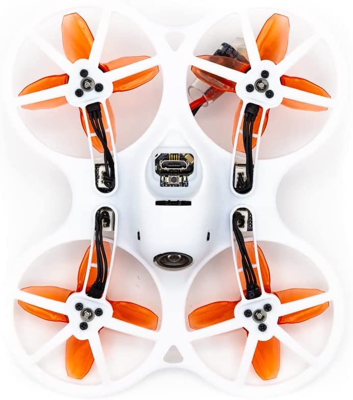 EMAX FPV Drone EZ Pilot Pro RTF Kit, Vista en Primera Persona Drone con Cámara 1200TVL E01, 25-100-200 VTX Conmutable, Mini Drone con Gafas y E8 Transmisor para Niños Adultos y Principiantes