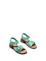 Fly London EBLI238FLY, Sandalias Mujer, Spearmint/Natural, 38 EU