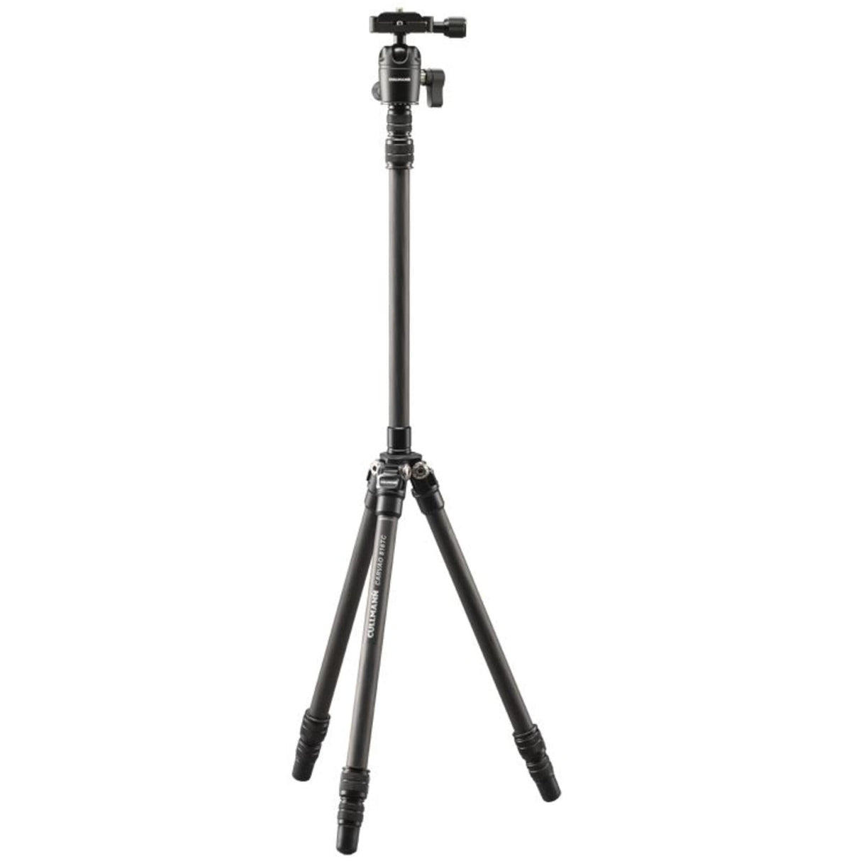 Trípode de viaje Cullmann Carvao 816TC en carbono (altura máxima de extensión 137 cm, tamaño de la caja 38 cm, peso 500 g)