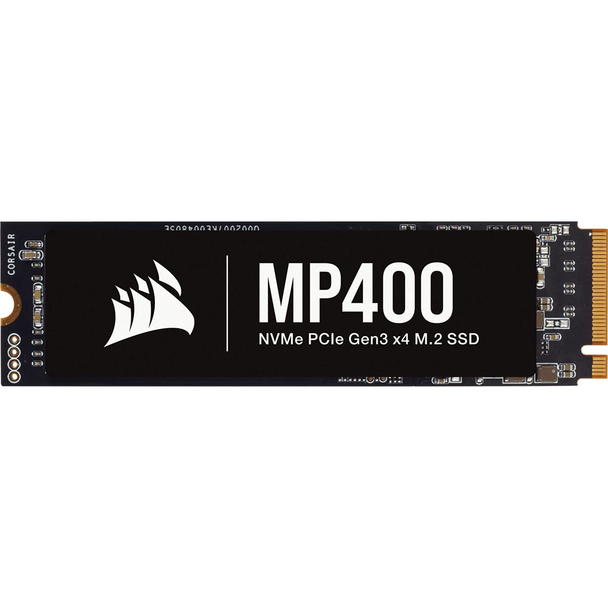 Corsair MP400 8TB Gen3 PCIe x4 NVMe M.2 SSD (Velocidades de Lectura Secuencial de hasta 3.400 MB/s y de Escritura Secuencial de 3.000 MB/s, 3D QLC NAND de Alta Densidad) Negro