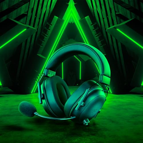 Razer BlackShark V2 HyperSpeed para PC - Auriculares para esports inalámbricos y ligeros (280 g, Micrófono HyperClear, Diafragmas TriForce de titanio de 50 mm, Bluetooth) Negro