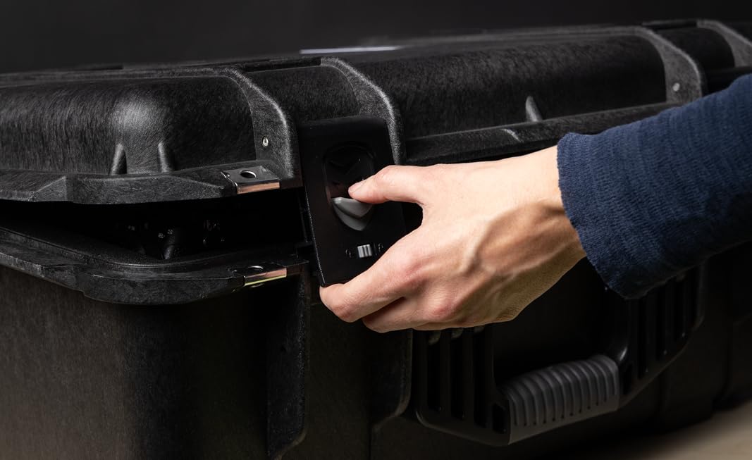 Rollei Hard Case 5737 Trolley - Maleta Extremadamente Robusta, irrompible e Impermeable con Equipamiento de Espuma Flexible, Transporte cómodo, regulación automática de la presión y protección