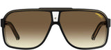 Carrera Gafas de Sol GRAND PRIX 2 BLACK/BROWN SHADED 64/9/130 hombre