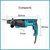 Makita HR2670 - Martillo combinado para SDS-Plus (26 mm)