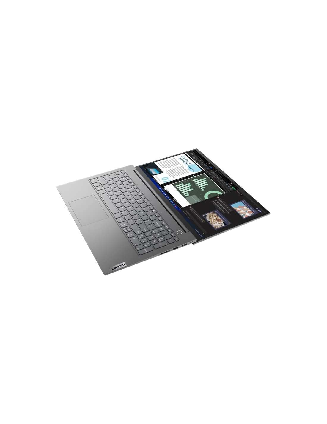 Lenovo ThinkBook 15 G4 ABA - Ordenador Portátil 15.6" FHD, (AMD Ryzen 7 5825U , 16GB RAM, 512 SSD, Integrated Intel Iris Xe Graphics, Windows 11 Pro 64), Mineral Grey -Teclado QWERTY Español