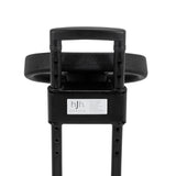 hjh OFFICE 830010 Silla de Trabajo Top Work 32 Espuma Duro Negro Bastidor metálico Estable Asiento inclinable, Talla única