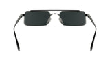 Calvin Klein Unisex Adult Sunglasses CK24111S - Matte Black with Solid Grey Lens