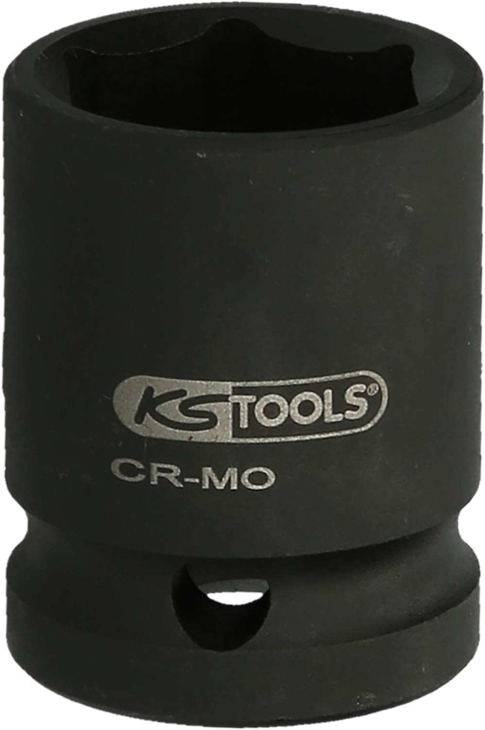 KS Tools 515.2153 Llave de vaso de impacto hexagonal de 1.1/2", 90 mm, corta