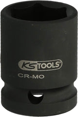 KS Tools 515.2158 Llave de vaso de impacto hexagonal de 1.1/2", 115 mm, corta