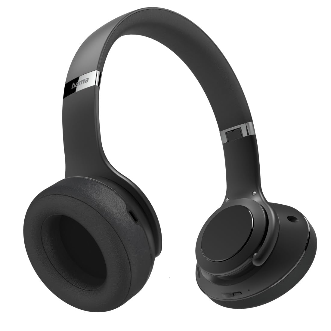 Hama | Auriculares Bluetooth Over‑Ear con Altavoz Integrado – Plegables, Graves Potentes, Ecualizador 3 Modos, microSD, Llamadas Manos Libres, 18 h Batería