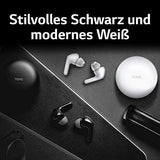 LG TONE Free FN5 Auriculares True Wireless con autolimpieza UVnano que elimina el 99,9% de las bacterias, tecnología Meridian Sound, doble micrófono para llamadas en la oficina y carga rápida en negro