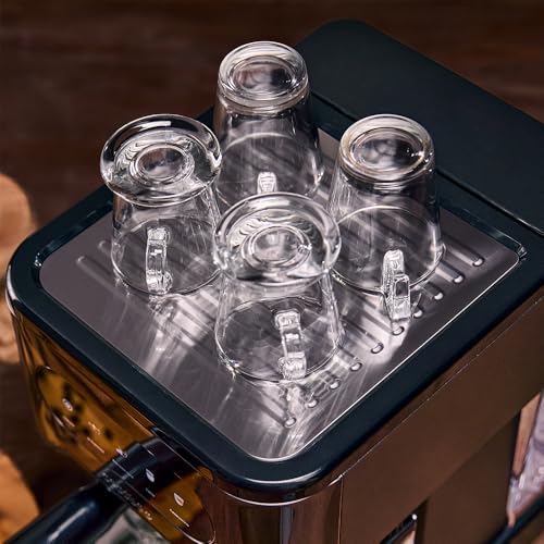 Cecotec Cafetera Express Semiautomáticas Power Espresso 20 ColdBrew Latte. 1350W, 20 Bares, Frío, Templado o Caliente, Pantalla Táctil, 1.5L Depósito Agua y 500ml Leche, Calientatazas, Doble Brazo