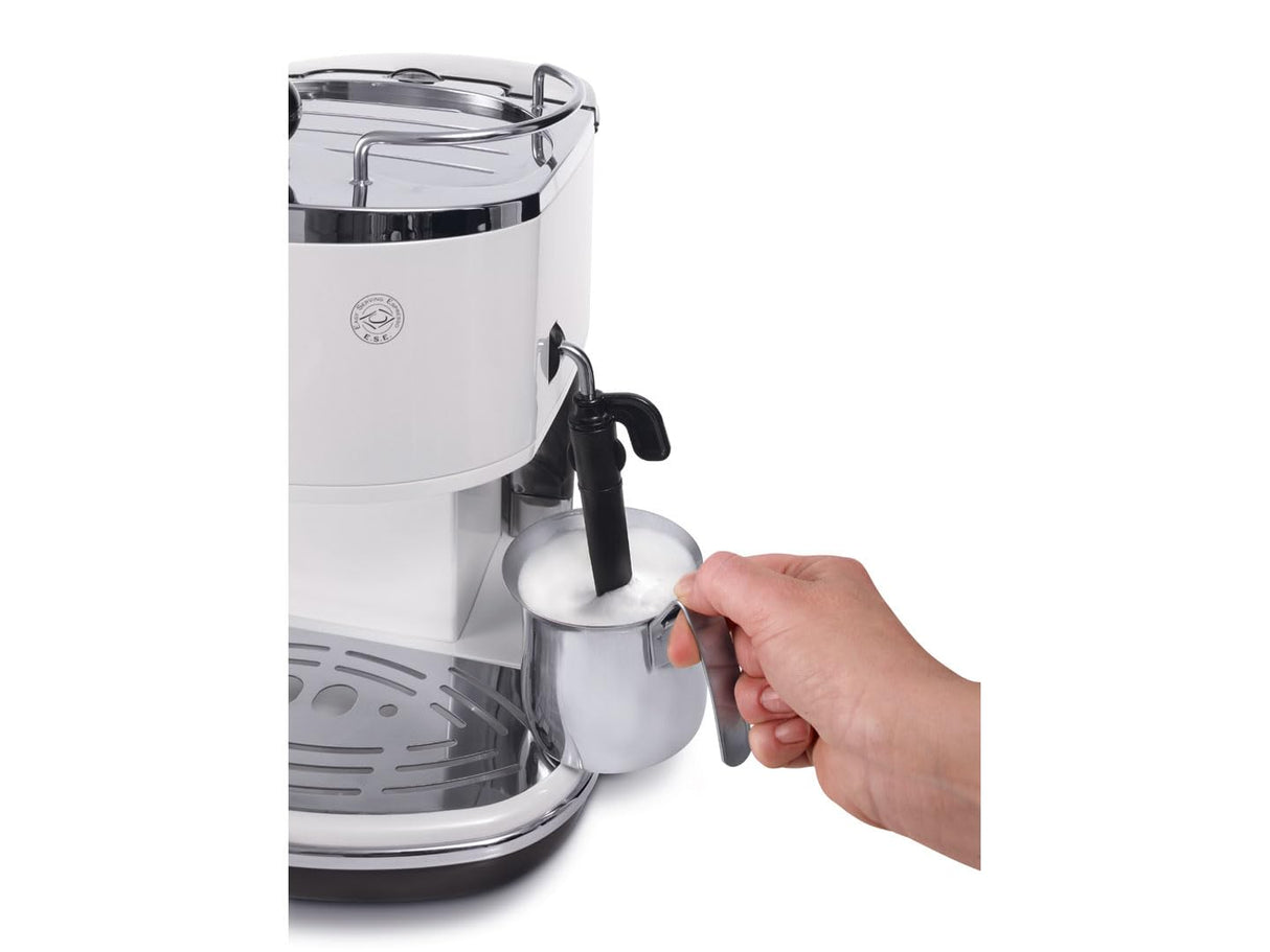 DeLonghi Eco 311 - Cafetera automática, 1100 W, 1.4 L, color plateado