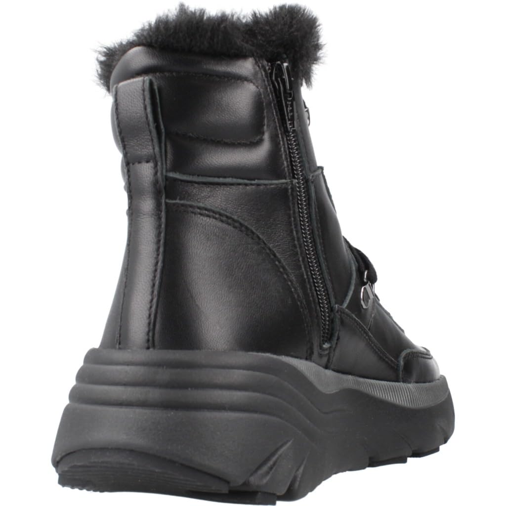 Geox D Diamanta D, Bota de Tobillo Mujer, Negro, 41 EU