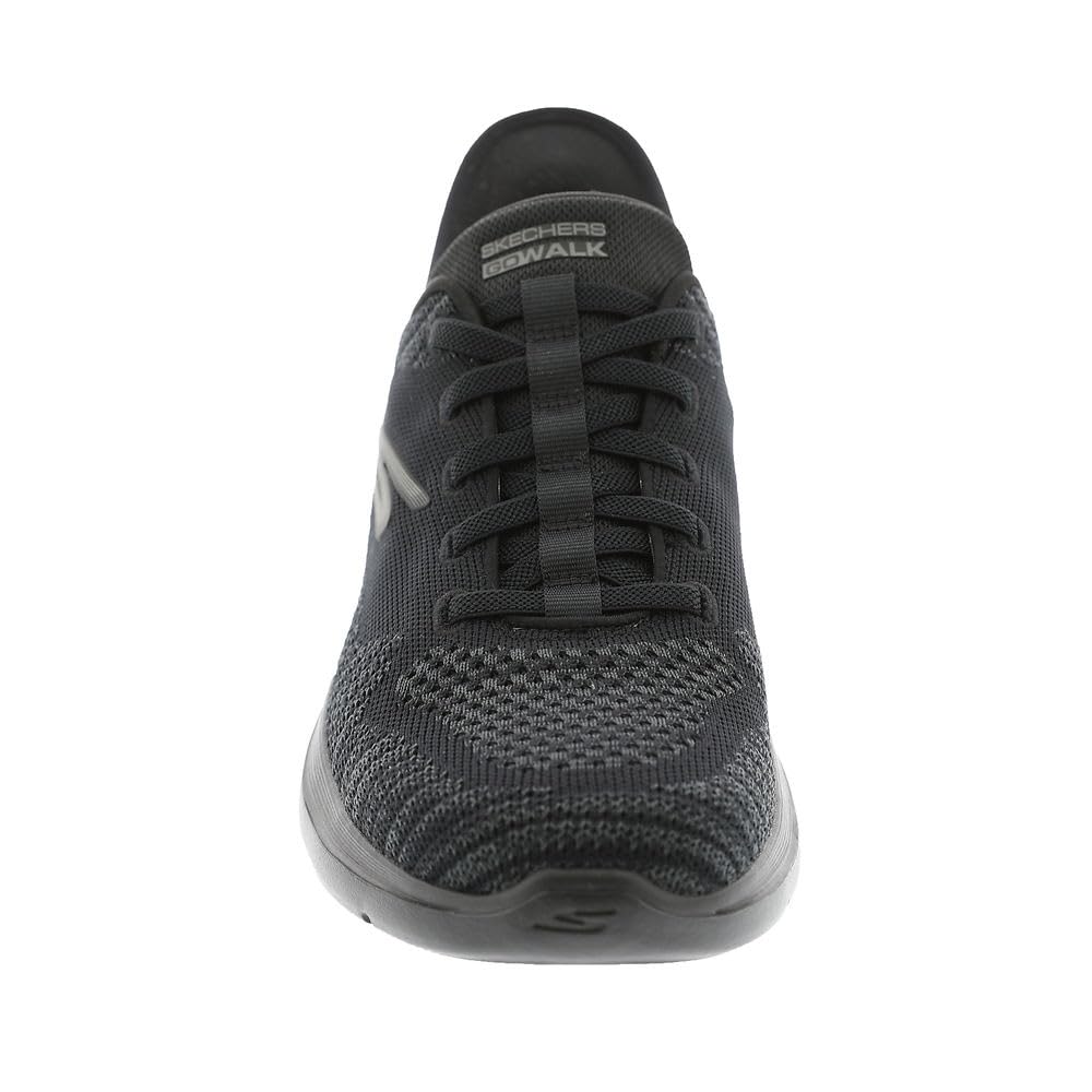 Skechers Zapatillas sin Cordones Go Walk Arch Fit 2.0 para Hombre - Grand Select 2, Negro/Negro, 42 EU