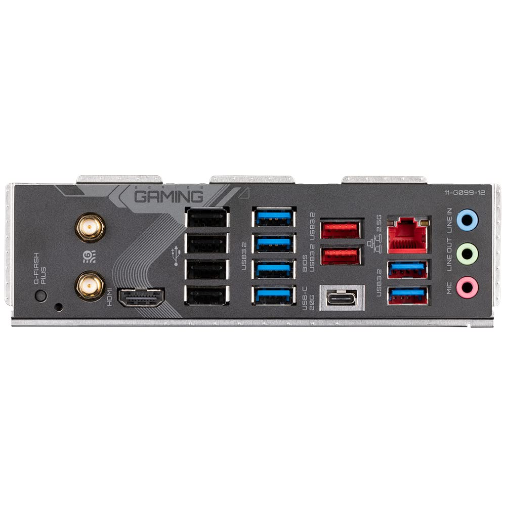 GIGABYTE X670 GAMING X AX Placa base - Compatible con AMD Ryzen 9000 Series CPUs, 16+2+2 Phases Digital VRM, up to 8000MHz DDR5 (OC), 1xPCIe 5.0 + 3xPCIe 4.0 M.2, Wi-Fi 6E, 2.5GbE LAN, USB 3.2 Gen 2x2