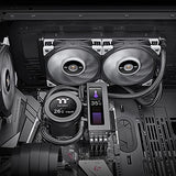 Thermaltake Floe RC Ultra 240 CPU & Memory AIO Liquid Cooler/All-In-One Liquid Cooler/LCD Display/Wasserkühlung/Gif Dateien / 2 * 12cm Lüfter