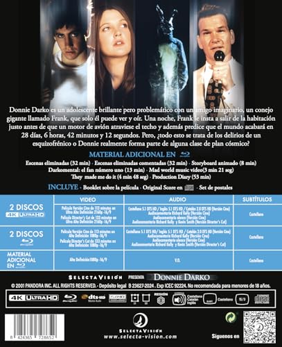Donnie Darko [4K + Bluray + Extras]