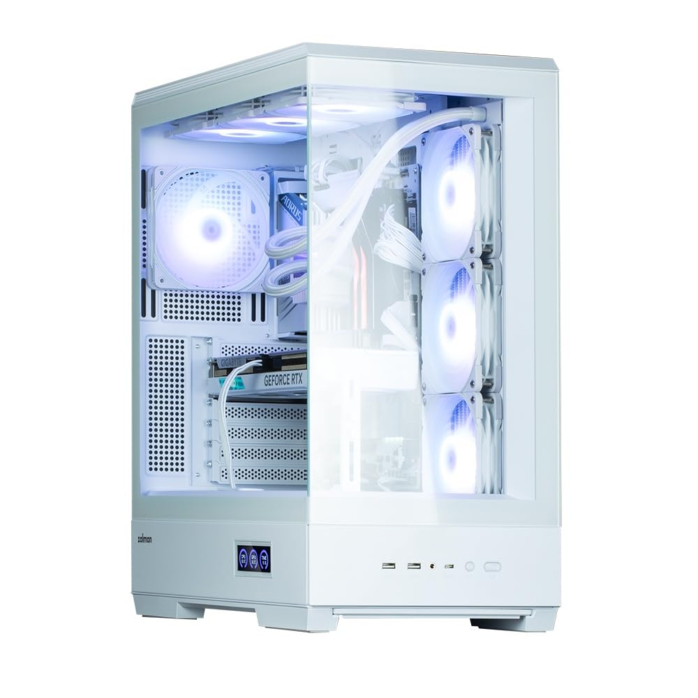 Caja panorámica para PC Zalman P50 DS (Blanco)