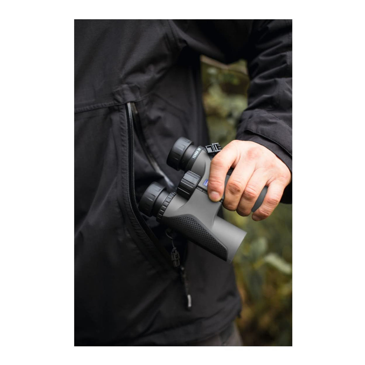 Zeiss Terra ED 10x42 Prismáticos para Caza, observación de Aves, al Aire Libre, Viajes, Gris