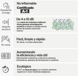 fischer - Escudo Térmico Total, Aislante Térmico Reflexivo Exterior e Interior | Impermeabilizante | Antihumedad | Anticondensación | Antimoho para Pared, Techo, Tejado, Fachada o Habitación (18 L)